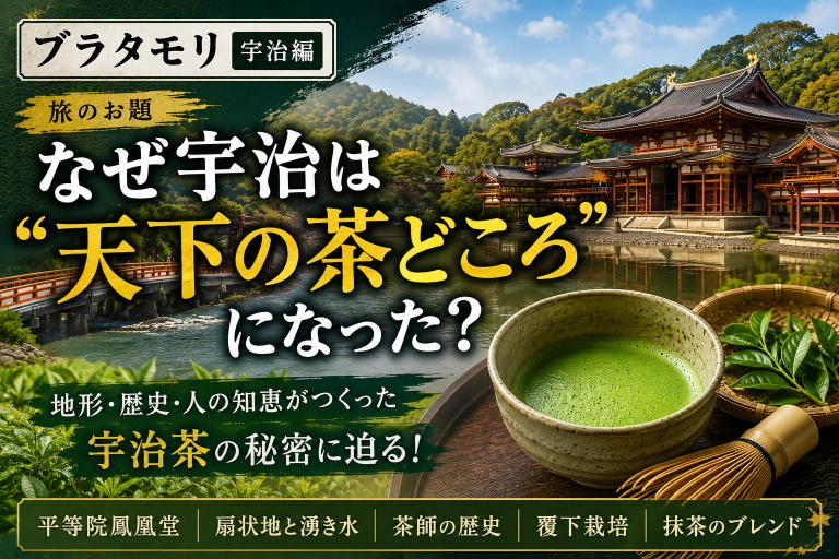 【ブラタモリ】 #103 『京都・宇治』天下の茶どころを地形から読み解く面白さ(1)